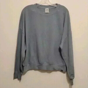 VS PINK Sheer Net Long Sleeve Active Top Size XL